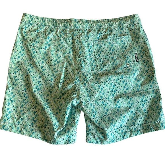 BONOBOS Men's Size MEDIUM Riviera Recycled Swim Trunks 7" Globetrotters Shorts - Picture 8 of 10